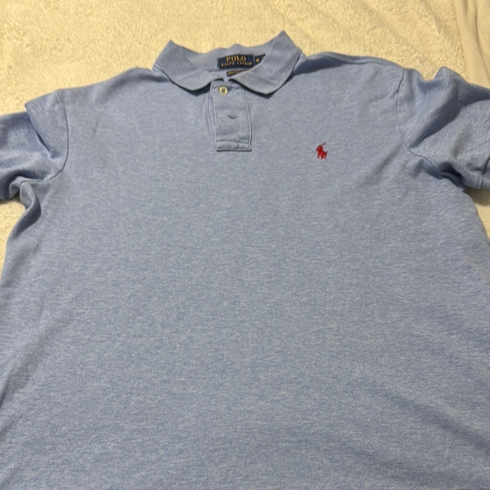 Polo by Ralph Lauren Blue Pima Soft Touch Polo Shirt